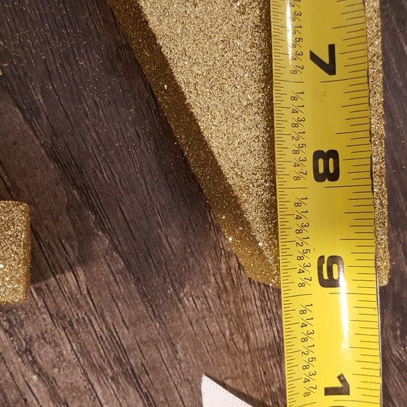 Gold Glitter Letter "N" - Picture 2 of 2